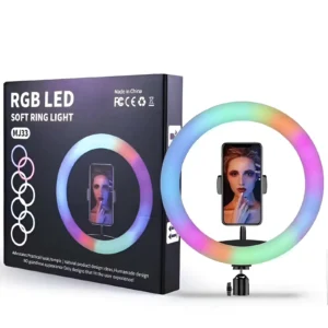 MJ33 RGB LED Soft Ring Light – 13Inch (Only light)
