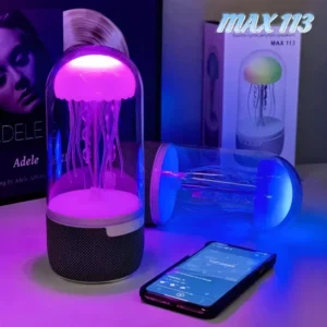 MAX 113 Creative Bluetooth Jellyfish Speaker with Colorful Octopus Lights