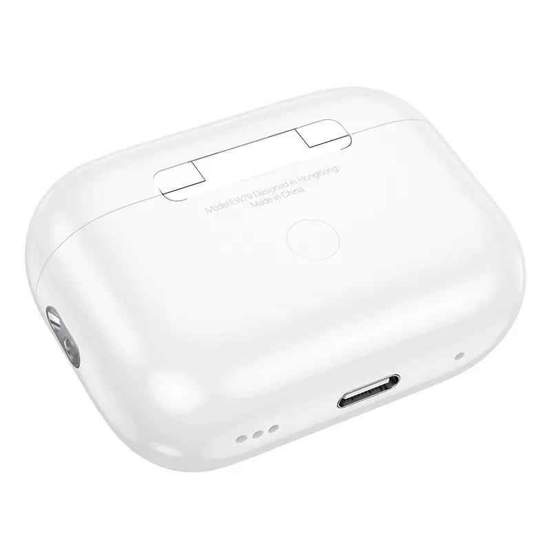 Hoco EW79 Bright ANC Touch Screen Bluetooth Earbuds – White - Image 2