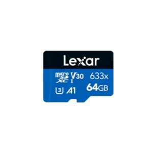 Lexar High-Performance 633X Micro SD Card – 64GB
