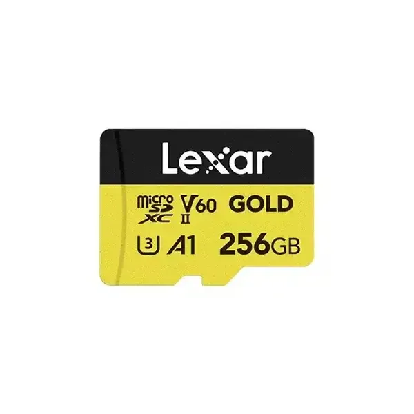 Lexar Professional GOLD MicroSDXC UHS-II Card – 256GB