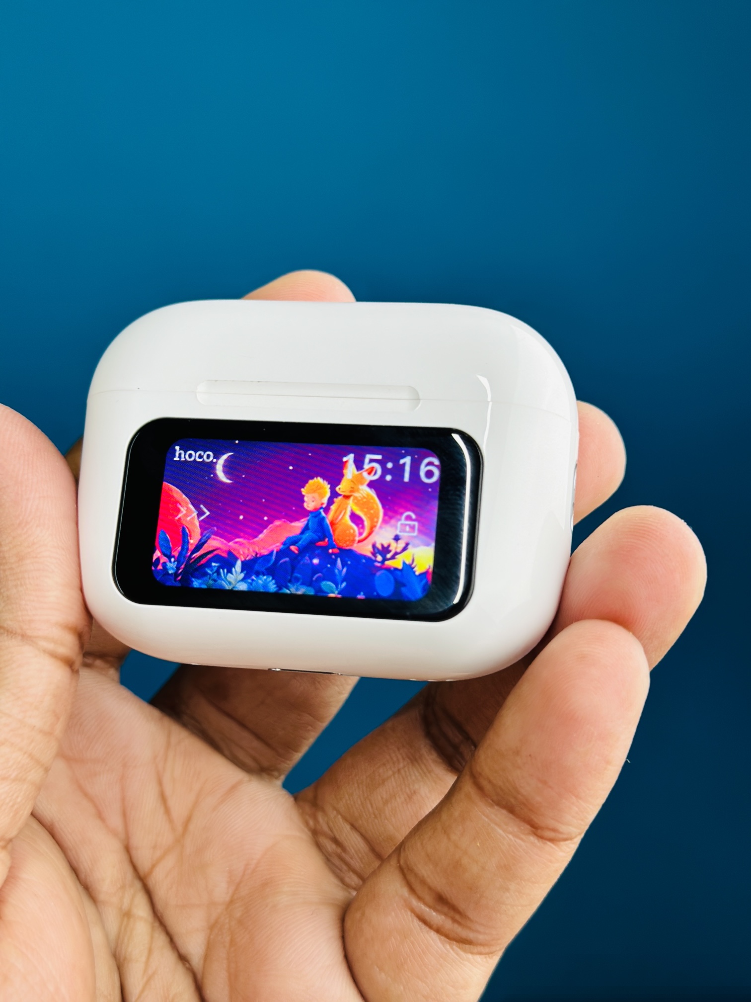 Hoco EW72 ANC TWS Earbuds With HD Display - Image 2